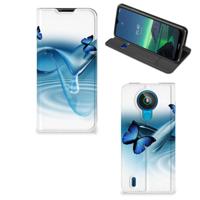 Nokia 1.4 | Hoesje maken | Vlinders - thumbnail