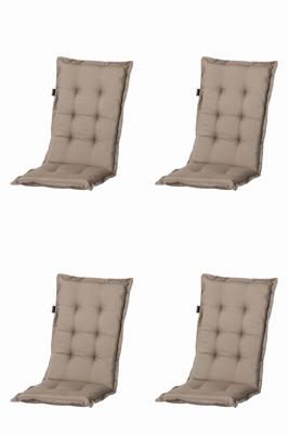 Kussen mona niedrig Basic taupe (4 stuks) Madison - Madison Kussen mona niedrig Basic taupe (4 stuks) Madison - Madison