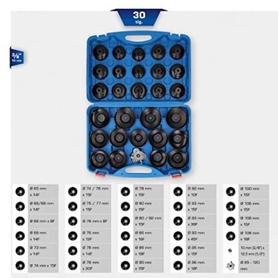 Brilliant Tools BT711050 Oliefiltersleutelset, 30-delig