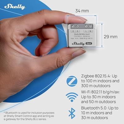 Slimme WiFi-energieverbruiksmeter Shelly EM Mini Gen4