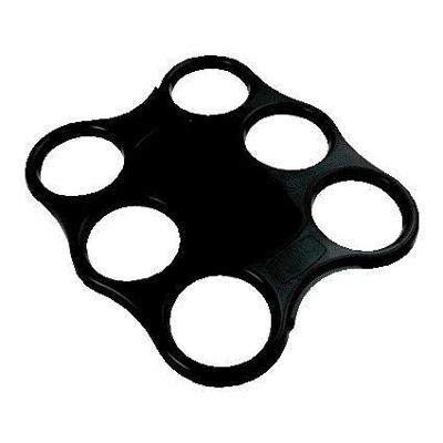 Bekerplateau Sensations voor 6 bekers zwart