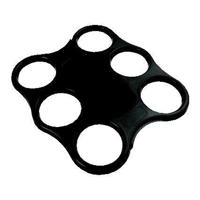 Bekerplateau Sensations voor 6 bekers zwart - thumbnail