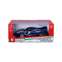 Bburago Ferrari R&P FXX-K EVO, blau #27 1:18 Auto - thumbnail