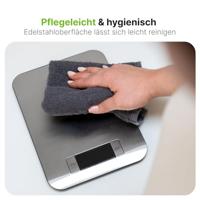 Profi Cook PC-KW 1061 Keukenweegschaal Digitaal Weegbereik (max.)=5 kg RVS, Zwart 220 x 165 x 15 - thumbnail