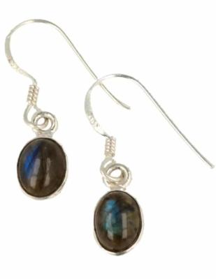 Handgemaakte Labradoriet Oorbellen Beste Kwaliteit Sterling Zilver India Handgemaakte Labradoriet Oorbellen Beste Kwaliteit Sterling Zilver India