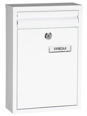 Brievenbus Arregui Wit Staal 22 X 8 X 32 cm