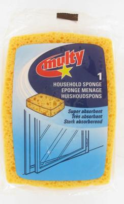 Multy viscose huishoudspons 13x10x4cm