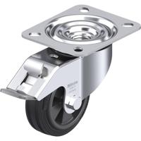 Blickle LE-VPP 80G-FI Zwenkwiel met rem Wieldiameter: 80 mm Draagvermogen (max.): 50 kg 1 stuk(s) - thumbnail