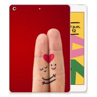 Apple iPad 10.2 | iPad 10.2 (2020) | 10.2 (2021) Leuke Siliconen Hoes Liefde - Origineel Romantisch Cadeau - thumbnail