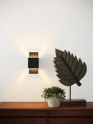 Lucide CUBO - Wandlamp - 1xG9 - Zwart
