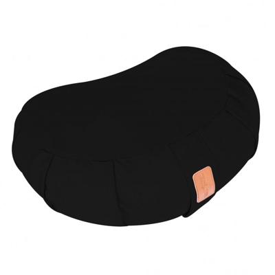 Halve maan Yogakussen Zwart