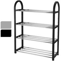 Schoenenrek 5five Simply Smart Metaal Aluminium 50 x 65 x 19 cm 4 Planken - thumbnail