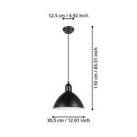 Eglo Landelijke hanglampPriddy Ø 30,5cm - 43878 - thumbnail