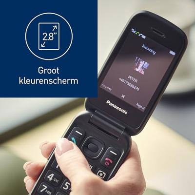 Panasonic KX-TU550EXB Mobiele telefoon Zwart - thumbnail