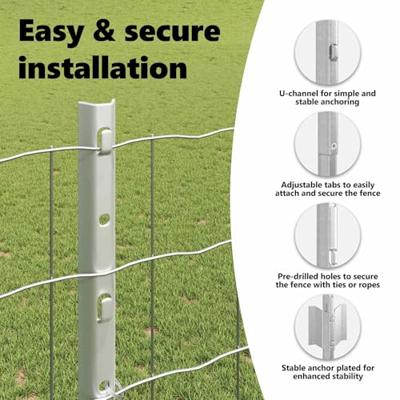 VidaXL Hek met paal zilver 1,2 x 10 m staal
