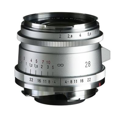Voigtländer Ultron 28mm F/2 ASPH Type II Leica M Mount zilver