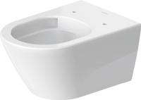Toilet Duravit D-Neo Wand Rimless Diepspoel 54 cm Durafix Hoogglans Wit - thumbnail