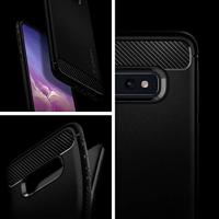 Rugged Armor - Achterzijde behuizing voor mobiele telefoon - robuust - thermoplastic polyurethaan (TPU) - matzwart - voor Samsung Galaxy S10e - thumbnail