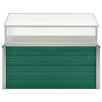 Tuinkas 100x100x77 cm gegalvaniseerd staal groen