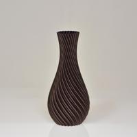 Cosmos 3D vaas 19x9x9cm Bronze Metallic - thumbnail