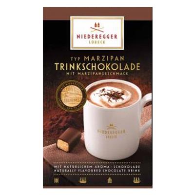 Niederegger - Marsepein Chocolademelk - 10 zakjes Niederegger - Marsepein Chocolademelk - 10 zakjes