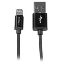 StarTech.com 1 m zwarte Apple 8-polige Lightning connector naar USB-kabel voor iPhone / iPod / iPad - thumbnail