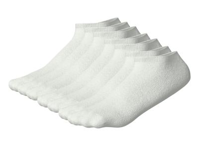 esmara 7 Paar enkelsokken (Wit, 35/38)