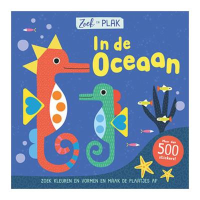 Lantaarn Publishers Zoek en plak - in de oceaan stickerboek