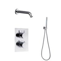 Inbouw Badkraan BWS Exclusive Thermostatisch met Handdoucheset Chroom - thumbnail