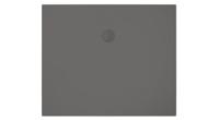 Xenz Flat douchevloer 120x100x4cm rechthoek Acryl Antraciet 6913-05 - thumbnail