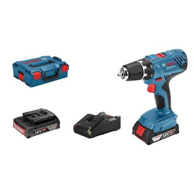 Bosch Professional GSR 18V-21 06019H1008 Accu-schroefboormachine 18 V Li-ion Incl. 2 accus, Incl. lader Bosch Professional GSR 18V-21 06019H1008 Accu-schroefboormachine 18 V Li-ion Incl. 2 accus, Incl. lader