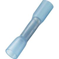 TRU COMPONENTS 739128 Stootverbinder Met krimpkous 1.50 mm² Volledig geïsoleerd Blauw 30 stuk(s) - thumbnail
