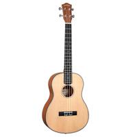 Cascha HH 2244 bariton ukelele massief spar bovenblad met gigbag - thumbnail