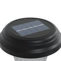 Tuinpadverlichting 12 st solar met grondpennen wit - thumbnail