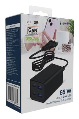 Oplader GEMBIRD TA-UC-2A2C-PD65-01-BK - thumbnail