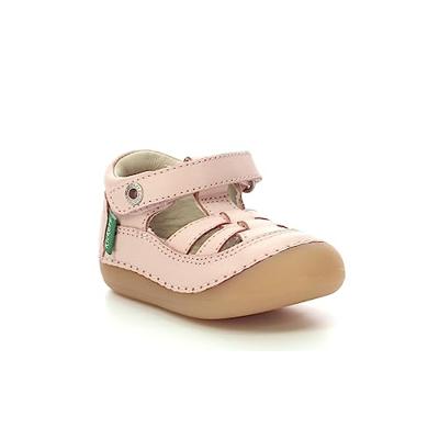 Sandalen van leer voor baby's Sushy 895233-10-131 KICKERS® rozen