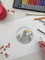 STABILO CarbOthello, kalkpastel kleurpotlood, loofgroen middel, per stuk - thumbnail