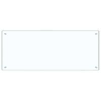 VidaXL Spatscherm keuken 100x40 cm gehard glas transparant - thumbnail