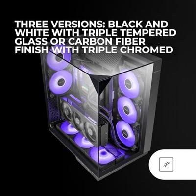 ATX Semi-toren BehuizingMars Gaming MC3GF Zwart