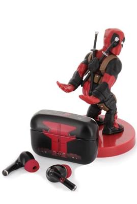 Marvel Holdems Mini Holder & Wireless Headphones Deadpool with TWS Buds Pro 10 cm - thumbnail