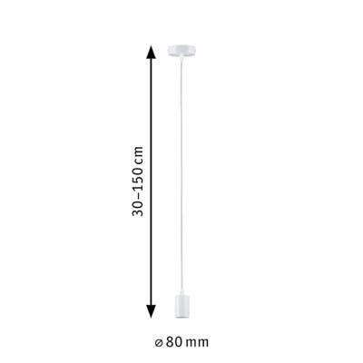 Paulmann 71135 Hanglamp E27 Wit (mat)