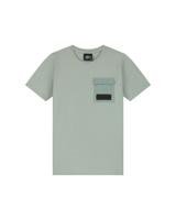 Malelions Zomer t-shirt jongens - agave groen - nylon pocket - thumbnail