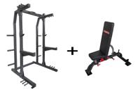 PT Essentials HR100 Titan Half Rack + Bench Combodeal - thumbnail