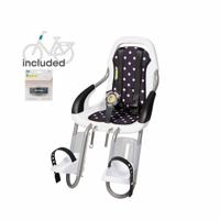 voorzitje wit stuurpen bevestiging Dot Black - thumbnail