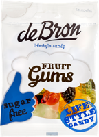 De Bron Fruitgums suikervrij 100 Gram - thumbnail
