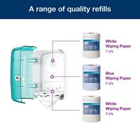 TORK Mini-vel-per-veldispenser met centerfeed voor papieren reinigingsdoekjes, M3, 473167 1 stuk(s) - thumbnail