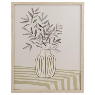 Poster Olive - MDF/glas - 40x50 cm