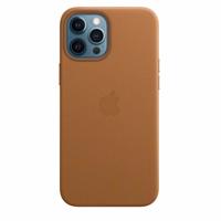 Apple Leather MagSafe Case iPhone 12 Pro Max Saddle Brown - thumbnail