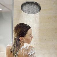 Hoofddouche Schutte Capri 26 cm Chroom/Antraciet Schutte - thumbnail