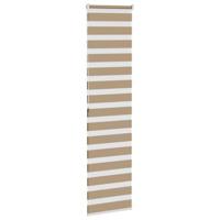 Zebra Blind 60x200 cm stofbreedte 55,9 cm polyester zandbruin - thumbnail